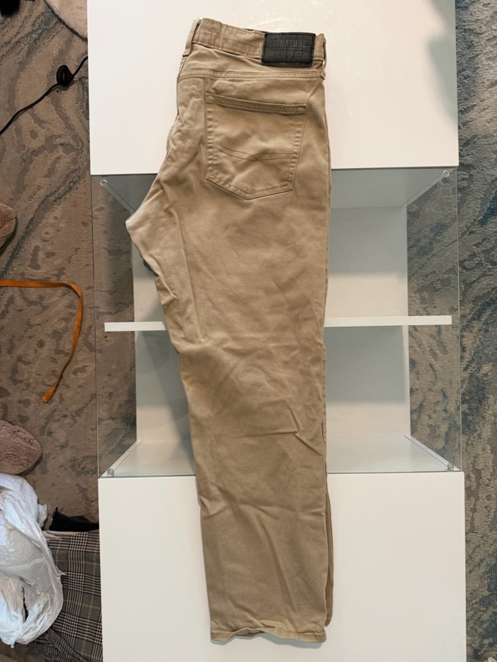 Signature Men's Tan Chinos - Straight Fit
